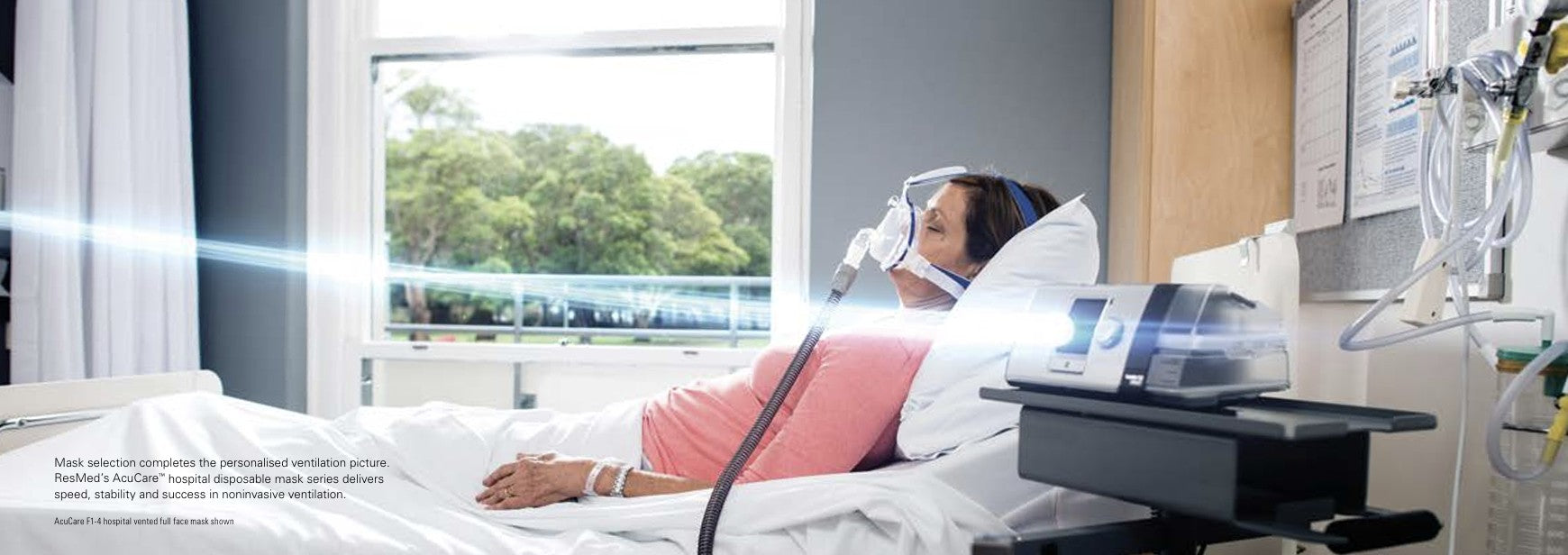 Resmed Lumis™ 150 VPAP ST-A ventilator